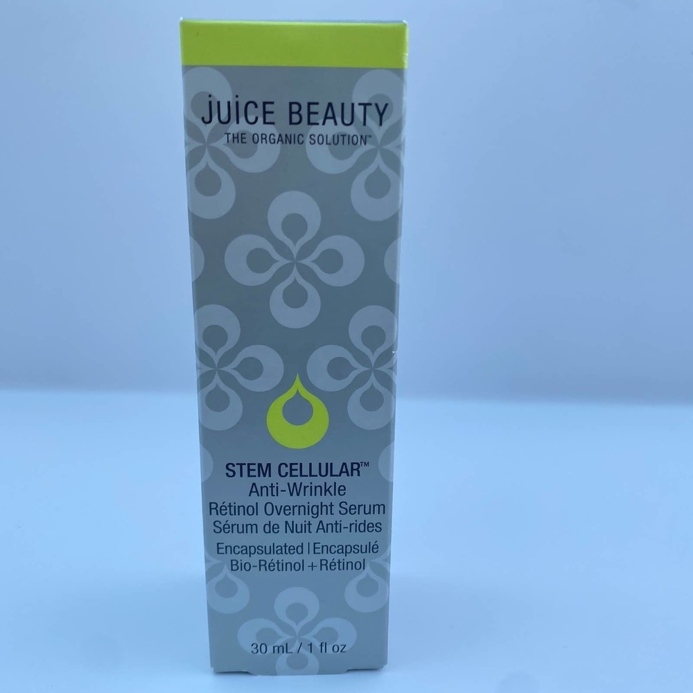 Juice Beauty Stem Cellular Anti-Wrinkle Retinol Overnight Serum 30ml 1 Fl oz - Picture 2 of 6